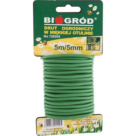 Drut Ogrodniczy w Miękkiej Otulinie 5m/5mm