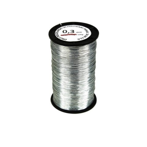 Drut Pszczelarski 0,5kg 03 Ocynk Drut Pszczelarski 0,5kg 03 Ocynk