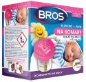 Elektrofumigator Płyn na Komary dla Dzieci na 60 Nocy BROS Elektrofumigator Płyn na Komary dla Dzieci na 60 Nocy BROS