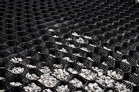 Geokrata Komórkowa do Stabilizacji Dróg, Skarp, Parkingów 10cm 3,5x6,6m Geokrata Komórkowa do Stabilizacji Dróg, Skarp, Parkingów 10cm 3,5x6,6m