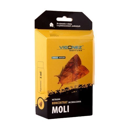 Koncentrat do Zwalczania Moli Spożywczych i Odzieżowych 5ml Vigonez Koncentrat do Zwalczania Moli Spożywczych i Odzieżowych 5ml Vigonez