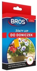 Lep na Szkodniki do Doniczek Żółty 10szt BROS Lep na Szkodniki do Doniczek Żółty 10szt BROS