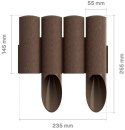 Obrzeże Palisada 25,5cm/2,3m Brąz STANDARD (34-041) Cellfast Obrzeże Palisada 25,5cm/2,3m Brąz STANDARD (34-041) Cellfast