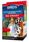 Siatka na Drzwi Magnetyczna 160x220 Czarna BROS Siatka na Drzwi Magnetyczna 160x220 Czarna BROS