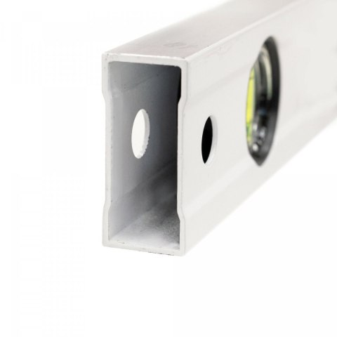 POZIOMICA BIAŁA WSKAŹNIK POZIOMU I PIONU SPADEK 2% 17 CM