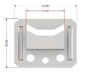 KLAMERKI BOAZERYJNE 1.0MM/100 KLAMERKI BOAZERYJNE 1.0MM/100