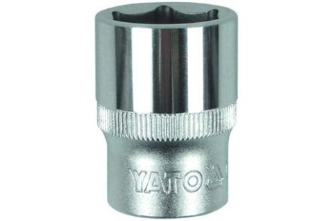 NASADKA KRÓTKA 6-KĄTNA CHROMOWANA 1/2'' 9MM