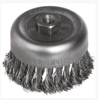 SZCZOTKA DOCZOŁOWA DRUT SPLATANY TECHNICZNY M-14, FI80MM SZCZOTKA DOCZOŁOWA DRUT SPLATANY TECHNICZNY M-14, FI80MM