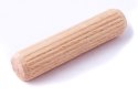 KOŁKI DREWNIANE RYFLOWANE 6*30MM/100SZT KOŁKI DREWNIANE RYFLOWANE 6*30MM/100SZT