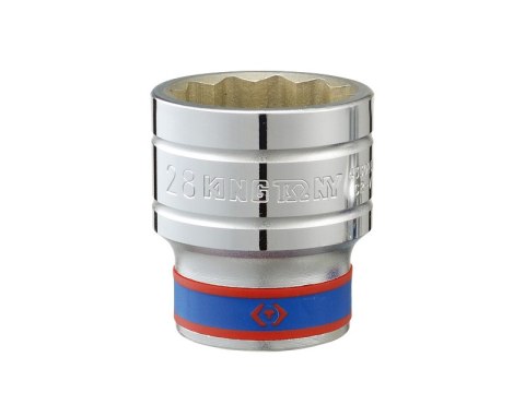 NASADKA KRÓTKA 12-KĄTNA CHROMOWANA 1/2'' 36MM NASADKA KRÓTKA 12-KĄTNA CHROMOWANA 1/2'' 36MM