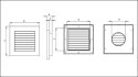 KRATKA WENTYLACYJNA IMPERIO Z ŻALUZJĄ MECHANICZNĄ 100MM KRATKA WENTYLACYJNA IMPERIO Z ŻALUZJĄ MECHANICZNĄ 100MM