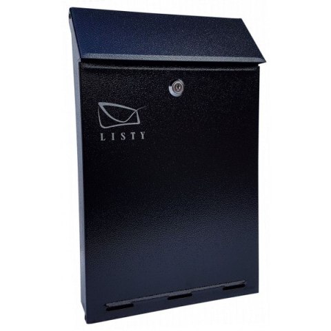 SKRZYNKA NA LISTY C-4 CZARNY POŁYSK