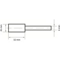 ŚCIERNICA TRZPIENIOWA MK 36 N V10 25*32*6 ŚCIERNICA TRZPIENIOWA MK 36 N V10 25*32*6