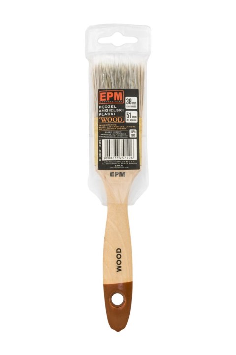 PĘDZEL ANGIELSKI PŁASKI WOOD 76MM - 3' PĘDZEL ANGIELSKI PŁASKI WOOD 76MM - 3'