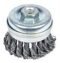 SZCZOTKA DOCZOŁOWA SPLATANA 85MM ZN SZCZOTKA DOCZOŁOWA SPLATANA 85MM ZN