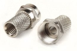 ZŁĄCZE TYPU F NA KABEL RG6 Z USZCZELKĄ GUMOWĄ 7/20MM