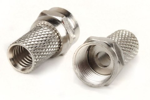 ZŁĄCZE TYPU F NA KABEL RG6 Z USZCZELKĄ GUMOWĄ 7/20MM