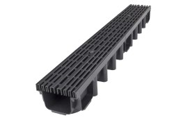 ODWODNIENIE LINIOWE 1000*98 KANAŁ Z KRATĄ PP LINE A15 CZARNY