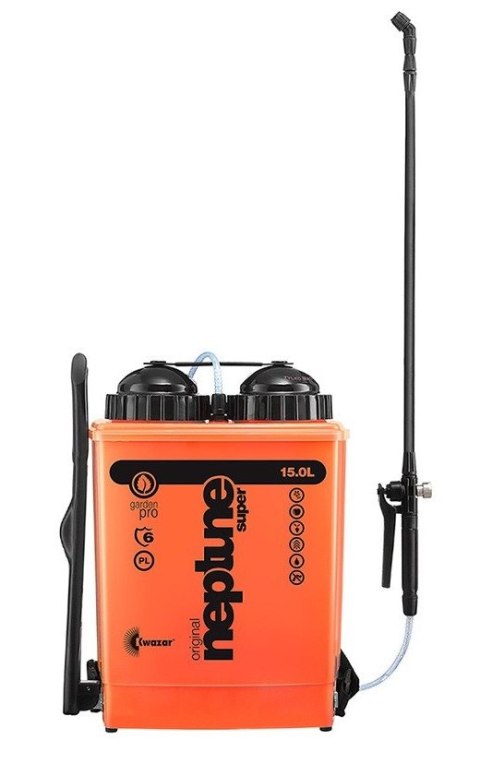 OPRYSKIWACZ PLECAKOWY NEPTUNE+OSŁONA HERBICYDOWA,POJEMNOŚĆ15