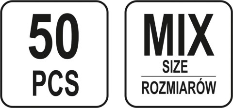 ZESTAW SZYBKOZŁĄCZY ELEKTRYCZNYCH 50SZT