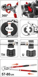 PRASKA HYDRAULICZNA RĘCZNA DO ZACISKANIA ZŁĄCZEK PEX-AL-PEX PRASKA HYDRAULICZNA RĘCZNA DO ZACISKANIA ZŁĄCZEK PEX-AL-PEX
