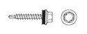 WKRĘT SAMOWIERTNY 4.8*50MM RAL 9005 WKRĘT SAMOWIERTNY 4.8*50MM RAL 9005