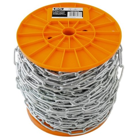 ŁAŃCUCH DŁUGI D-2 6MM OCYNK METR