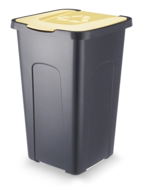 POJEMNIK NA ODPADY SORTA ŻÓŁTY 50L