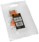 SZYBKOZŁĄCZKA 3*0,5-2,5MM2 TRANSPARENTNA/POMARAŃCZOWY 10 SZT SZYBKOZŁĄCZKA 3*0,5-2,5MM2 TRANSPARENTNA/POMARAŃCZOWY 10 SZT