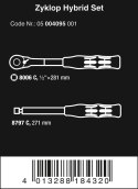 GRZECHOTKA I PRZEDŁUŻACZ ZYKLOP HYBRID 1/2'', 2 CZ. GRZECHOTKA I PRZEDŁUŻACZ ZYKLOP HYBRID 1/2'', 2 CZ.