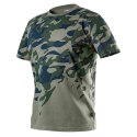 T-SHIRT ROBOCZY Z NADRUKIEM CAMO, ROZM.M T-SHIRT ROBOCZY Z NADRUKIEM CAMO, ROZM.M