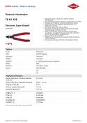 SZCZYPCE TNĄCE SUPER KNIPS 125MM SZCZYPCE TNĄCE SUPER KNIPS 125MM