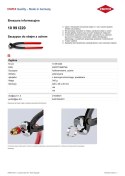 SZCZYPCE DO MONTAŻU OPASEK ZACISKOWYCH OETIKER 220MM SZCZYPCE DO MONTAŻU OPASEK ZACISKOWYCH OETIKER 220MM