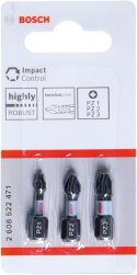 ZESTAW BITÓW IMPACT 25MM PZ1,PZ2,PZ3, ZESTAW BITÓW IMPACT 25MM PZ1,PZ2,PZ3,