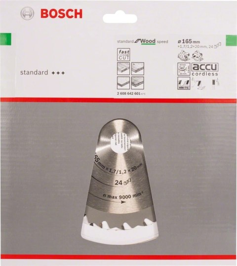 PIŁA TARCZOWA SE WO 165*20-24 PIŁA TARCZOWA SE WO 165*20-24