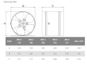 WENTYLATOR KANAŁOWY PRZEMYSŁOWY ARW 315, METALOWY WENTYLATOR KANAŁOWY PRZEMYSŁOWY ARW 315, METALOWY