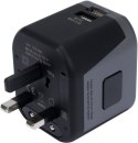 ADAPTER PODRÓŻNY UNIW. 2XUSB 12W