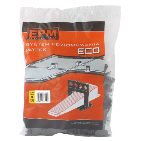 KLIPSY SYSTEM UKŁADANIA PŁYTEK ECO 100SZT 2MM KLIPSY SYSTEM UKŁADANIA PŁYTEK ECO 100SZT 2MM