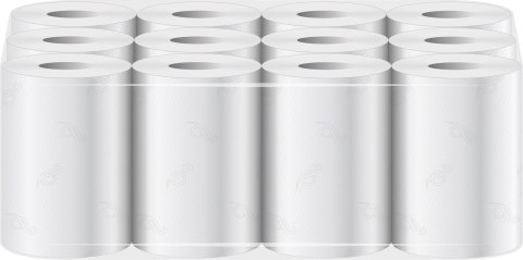 RĘCZNIK PAPIEROWY MINI, 100% CELULOZA, 50M/19CM OP. 12SZT