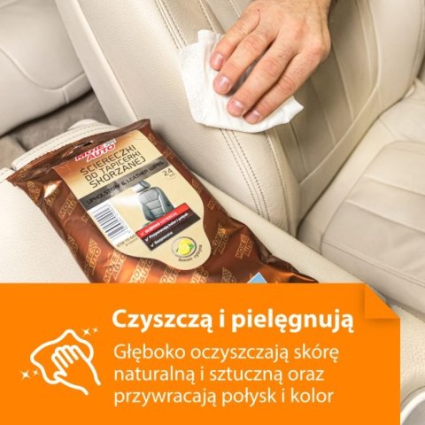 ŚCIERECZKI DO TAPICERKI SKÓRZANEJ - CYTRYNA - 24 SZTUKI ŚCIERECZKI DO TAPICERKI SKÓRZANEJ - CYTRYNA - 24 SZTUKI