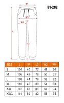 SPODNIE DRESOWE COMFORT CZARNO-SZARE ROZMIAR XXL SPODNIE DRESOWE COMFORT CZARNO-SZARE ROZMIAR XXL