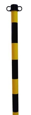 SŁUPEK OSTRZEGAWCZY ROAD-POST-WC ŻÓŁTO-CZARNY