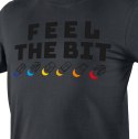 T-SHIRT Z NADRUKIEM FEEL THE BIT ROZMIAR L