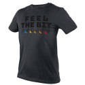 T-SHIRT Z NADRUKIEM FEEL THE BIT ROZMIAR M
