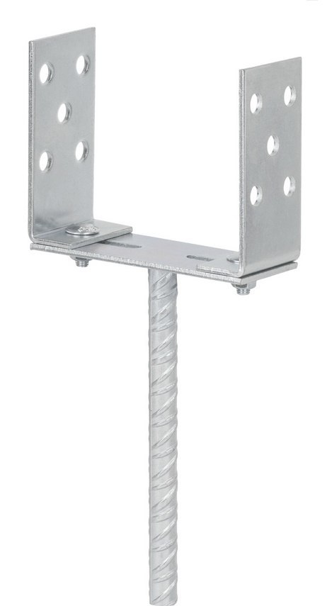 PODSTAWA SŁUPA REGULOWANA Z PRĘTEM 60-140