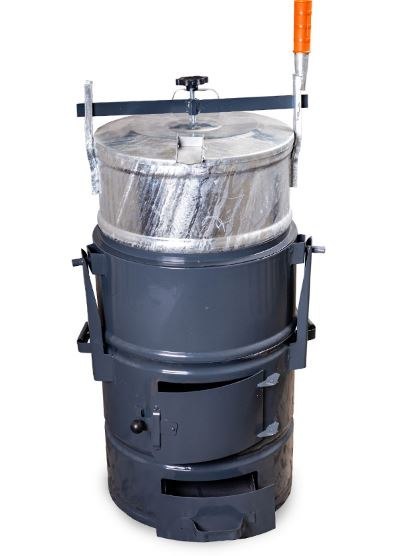 PARNIK Z SZAMOTEM OCYNKOWANY 150 L