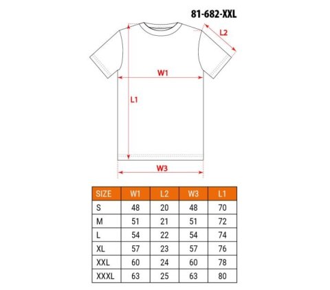 T-SHIRT Z NADRUKIEM MECHANIK ROZMIAR XL