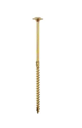 WKRĘT DO DREWNA Z KOŁNIERZEM NA TORX OCYNK ŻÓŁTY 5*60MM T25 WKRĘT DO DREWNA Z KOŁNIERZEM NA TORX OCYNK ŻÓŁTY 5*60MM T25