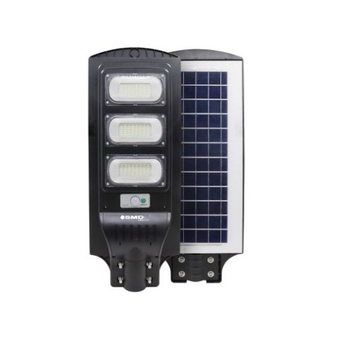 LAMPA LED ULICZNA SOLARNA 150W 12.6AH 6000K 3000LM + UCHWYT