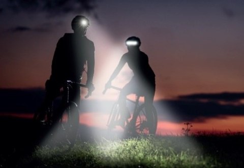 LATARKA CZOŁOWA LED AKU COB+XPE+SENSOR